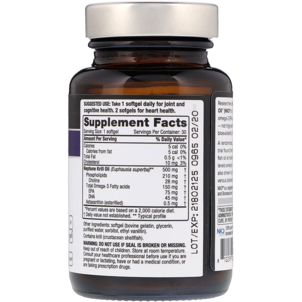 Quality of Life Labs, Óleo de Krill Netuno, Essential Nutrients, 500 mg, 30 Cápsulas Gelatinosas - Imagem 2