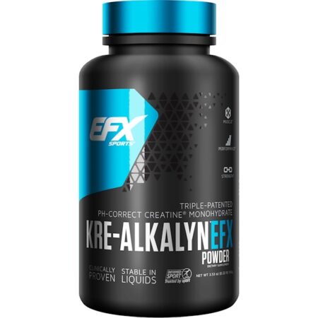 EFX Sports, Pó de Kre-Alkalyn EFX, Sabor Neutro, 100 g