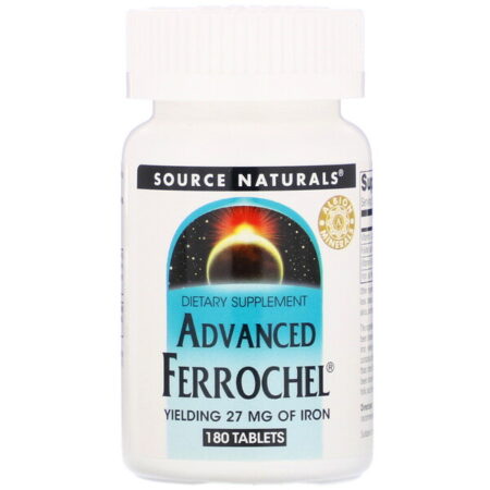 Source Naturals, Ferrochel Avançado, 180 Comprimidos