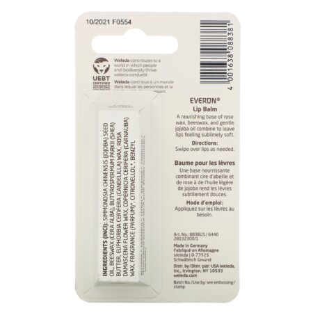 Weleda, Everon Lip Balm, 0.17 oz (4.8 g) - Image 3