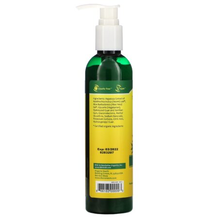 Organix South, TheraNeem Naturais, Folha de Nim e Gel de Aloe, Terapia Suave, Sem Fragrância, 240 ml (8 fl oz) - Image 2