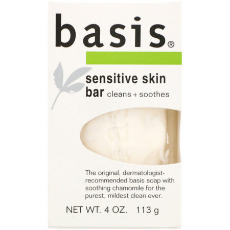 Basis, Sabonete para pele sensível, 4 oz. (113 g)