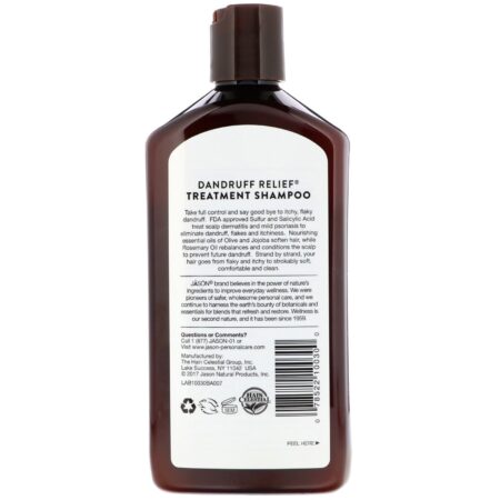 Jason Natural, Shampoo para Tratamento de Caspa, 355 ml (12 oz) - Image 2