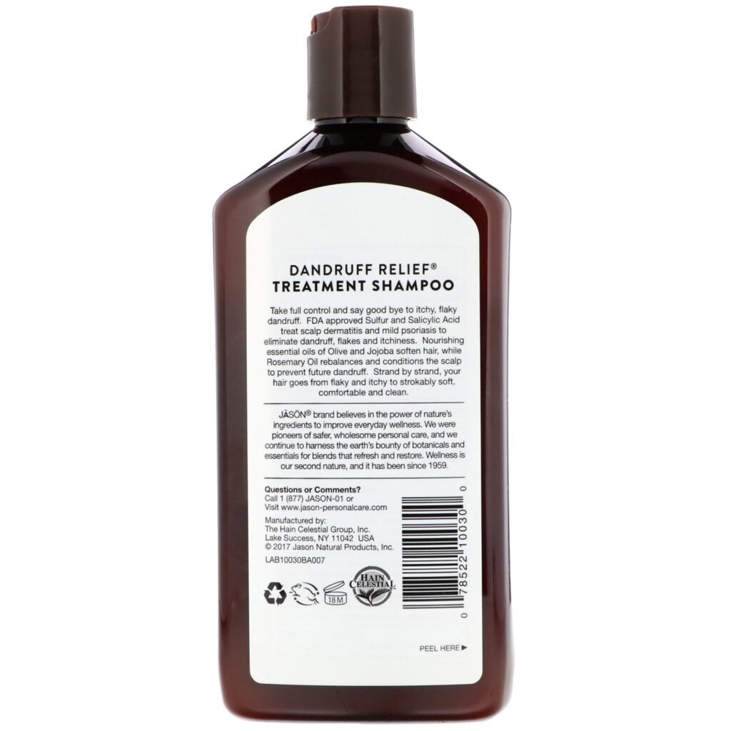 Jason Natural, Shampoo para Tratamento de Caspa, 355 ml (12 oz) - Imagem 2
