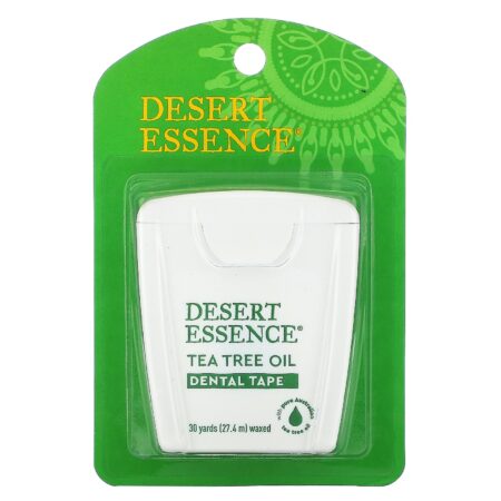 Desert Essence, Fita Dental com Óleo de Árvore do Chá, Encerada, 27,4 m - Image 2