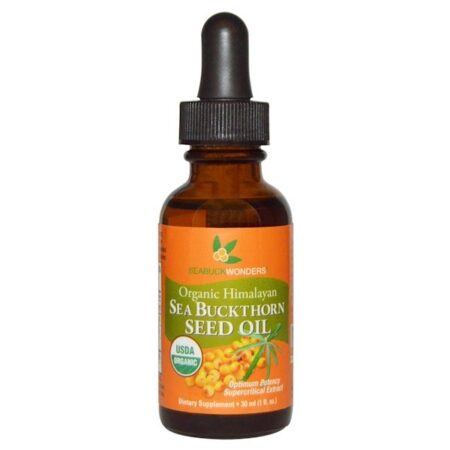 SeaBuckWonders, Organic Himalayan Sea Buckthorn Seed Oil, 30 ml (1 oz)