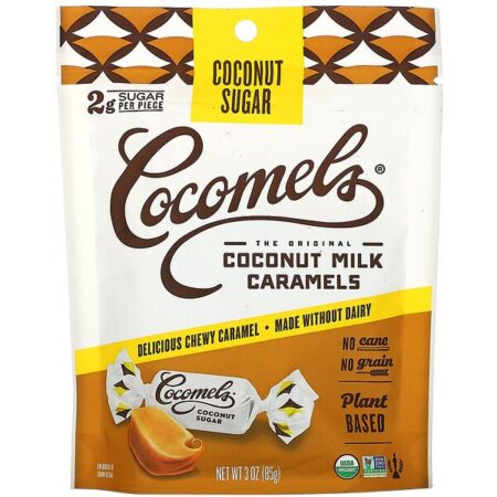 Cocomels, Organic, Coconut Milk Caramels, Coconut Sugar, 3 oz (85 g)