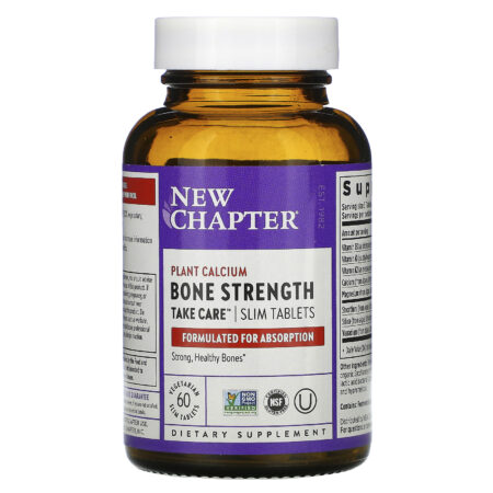 New Chapter, Bone Strength Take Care, 60 Vegetarian Slim Tablets - Image 3