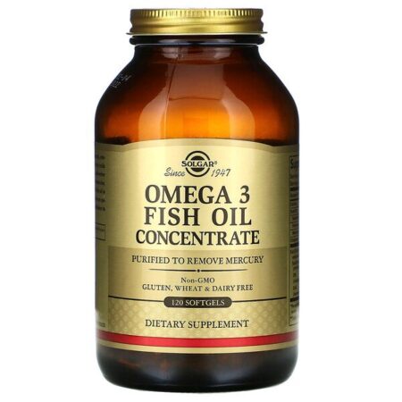 Solgar, Concentrado de Óleo de Peixe Ômega-3, 120 Softgels