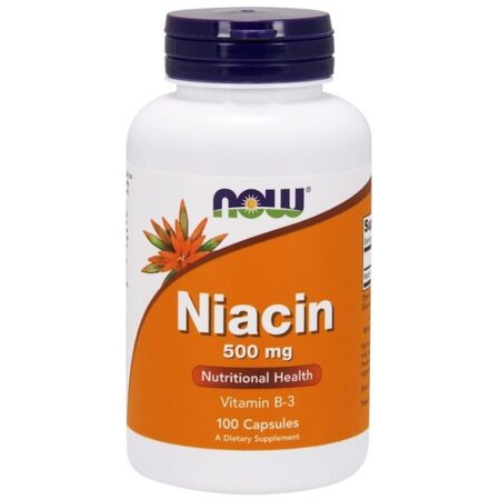 Now Foods, Niacina, 500 mg, 100 cápsulas