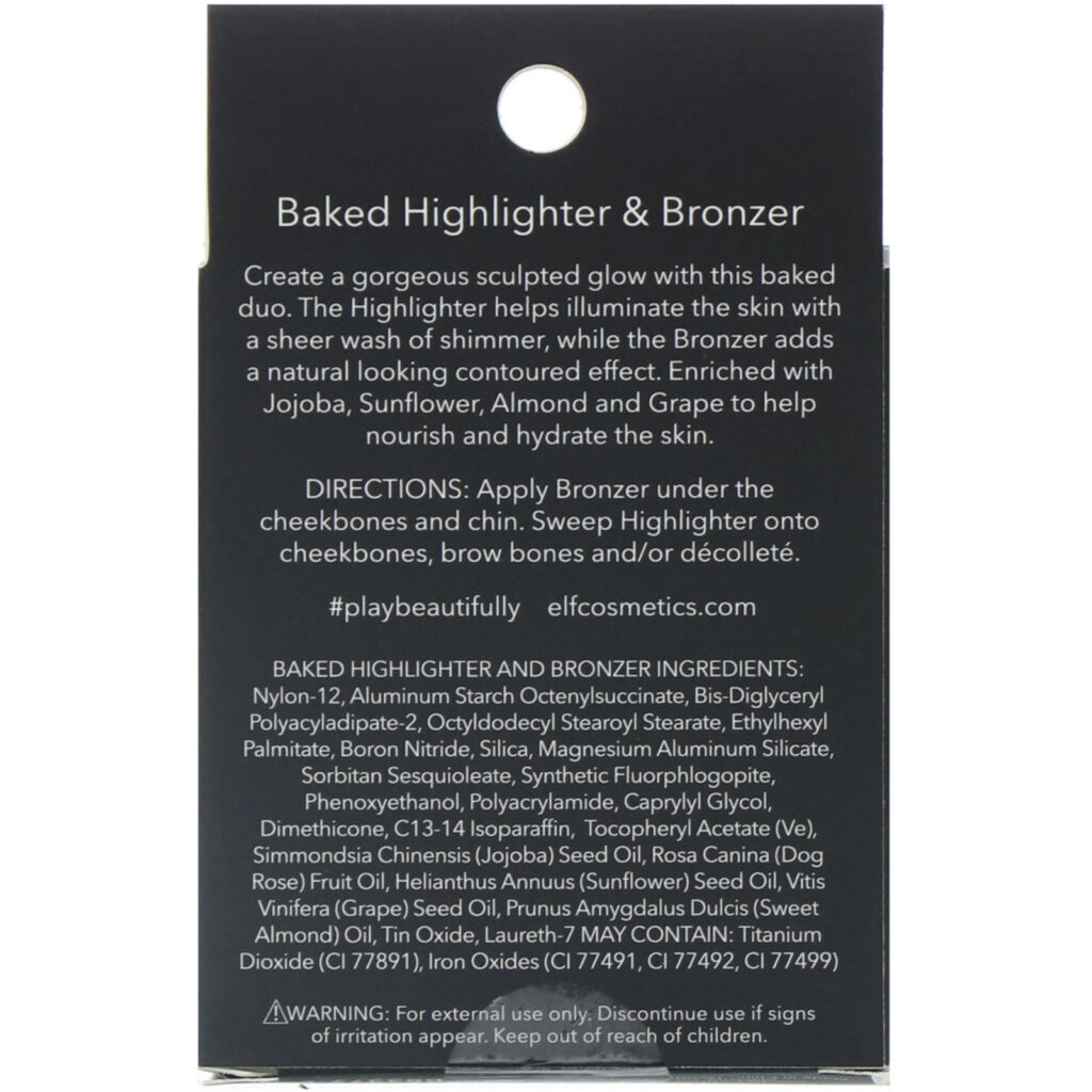 E.L.F., Realçador e Bronzeador Cozido, Brilho bronzeado, 0,183 oz (5,2 g) - Imagem 3