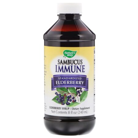 Nature's Way, Sambucus Immune, Sabugueiro, Padronizado, 240 ml (8 fl oz) - Image 3