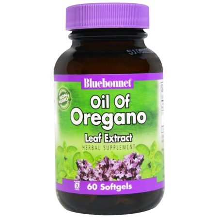 Bluebonnet Nutrition, Óleo de Extrato de Folha de Orégano, 60 Softgels