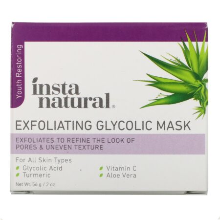 InstaNatural, Exfoliating Glycolic Mask, 2 oz (56 g) - Image 2