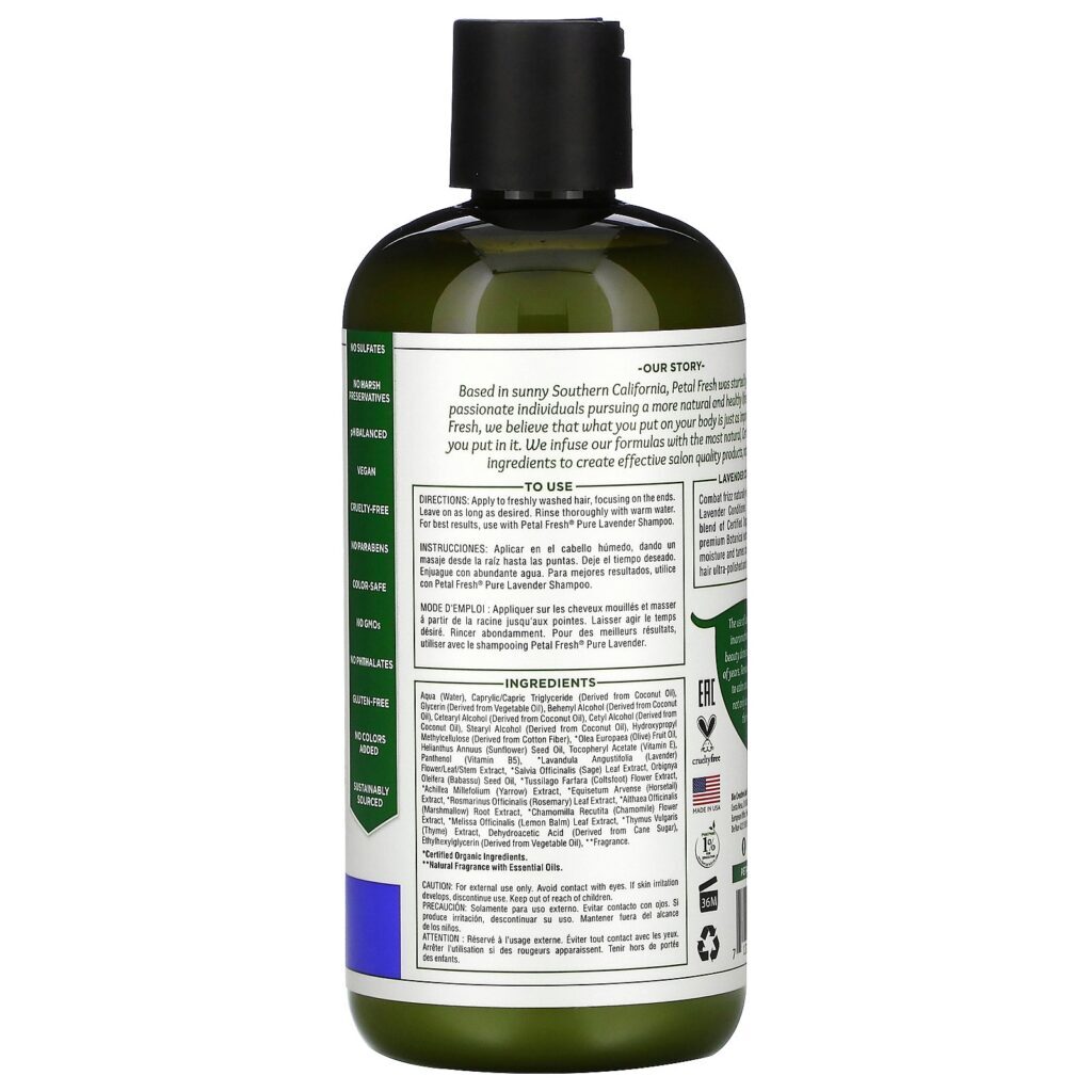Petal Fresh, Pure, Condicionador anti-frizz, Lavanda, 16 fl oz (475 ml) - Imagem 2