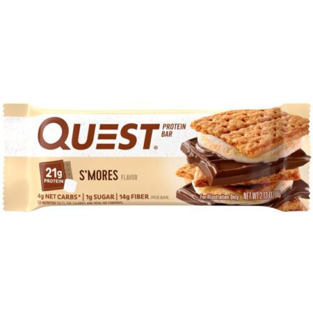 Quest Nutrition, Barra de Proteínas, S'mores, 12 Barras, 2,12 (60 g) Cada - Image 4