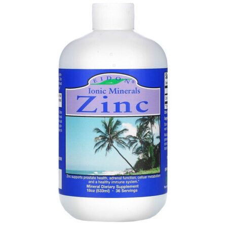 Eidon Mineral Supplements, Minerais Iônicos, Zinco, 533 ml (18 oz)