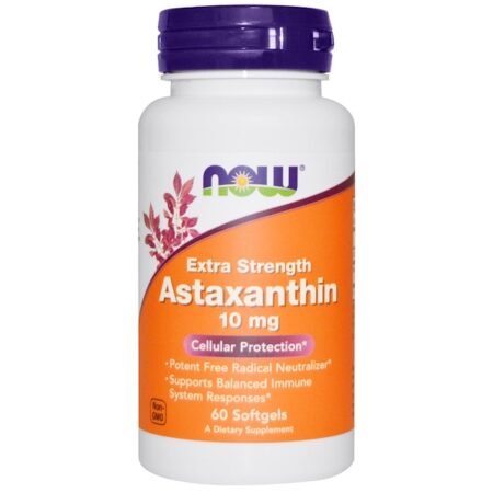 Now Foods, Astaxantina, 10 mg, 60 Cápsulas Softgel