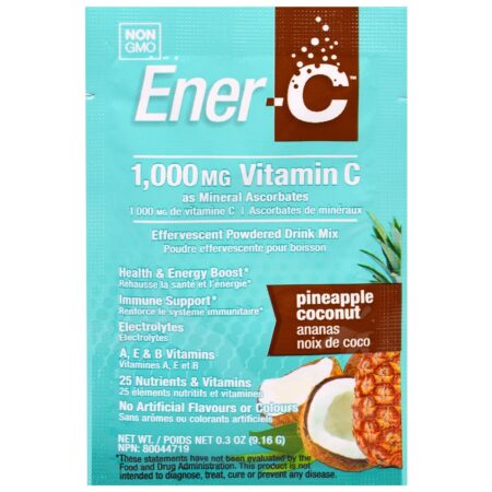 Ener-C, Vitamina C, Pó Efervescente, Sabores Mistos, 30 Pacotes, 9,7 oz (274.8 g) - Image 3