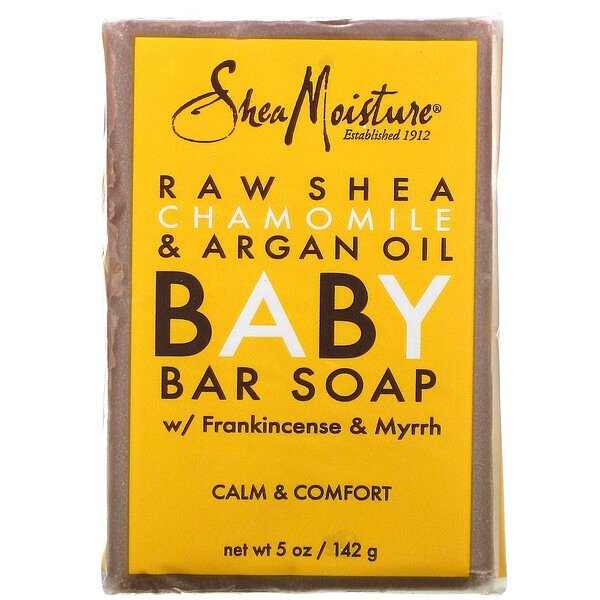 SheaMoisture, Sabonete em Barra Baby Eczema, Camomila de Karité Pura e Óleo de Argan, 5 oz (141 g)