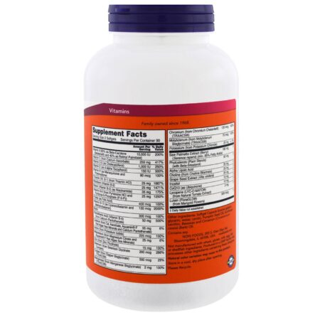 Now Foods, ADAM, Multivitamínico Superior para Homens, 180 Softgels - Image 2