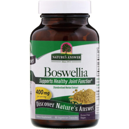 Nature's Answer, Boswellia, 400 mg, 90 Vegetarian Capsules - Imagem 3