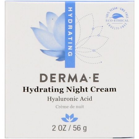 Derma E, Creme Hidratante Noturno, 56 g (2 oz)