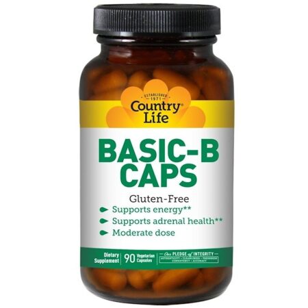 Country Life, Basic-B Caps, 90 Cápsulas Vegetais