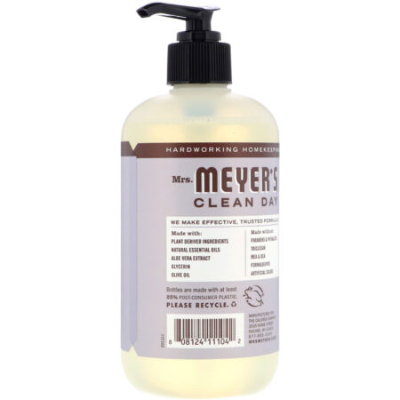 Mrs. Meyers Clean Day, Hand Soap, Lavender Scent, 12.5 fl oz (370 ml) - Image 2