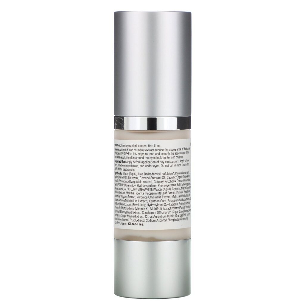 Now Foods, Solutions, 2 in 1 Correcting Eye Cream, 30 ml (1 fl oz) - Imagem 2