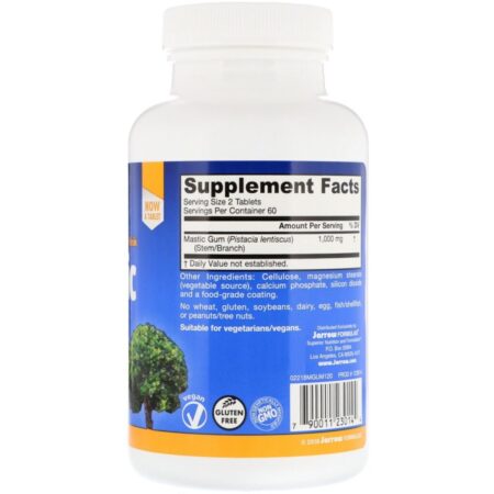 Jarrow Formulas, Mastic Gum, 120 Comprimidos - Imagem 2