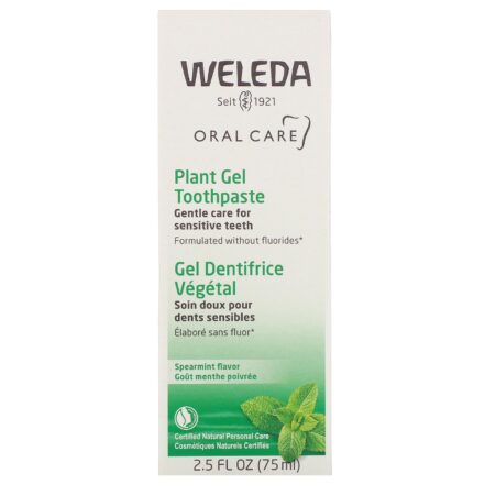 Weleda, Oral Care, Plant Gel Toothpaste, Spearmint, 2.5 fl oz (75 ml) - Image 2