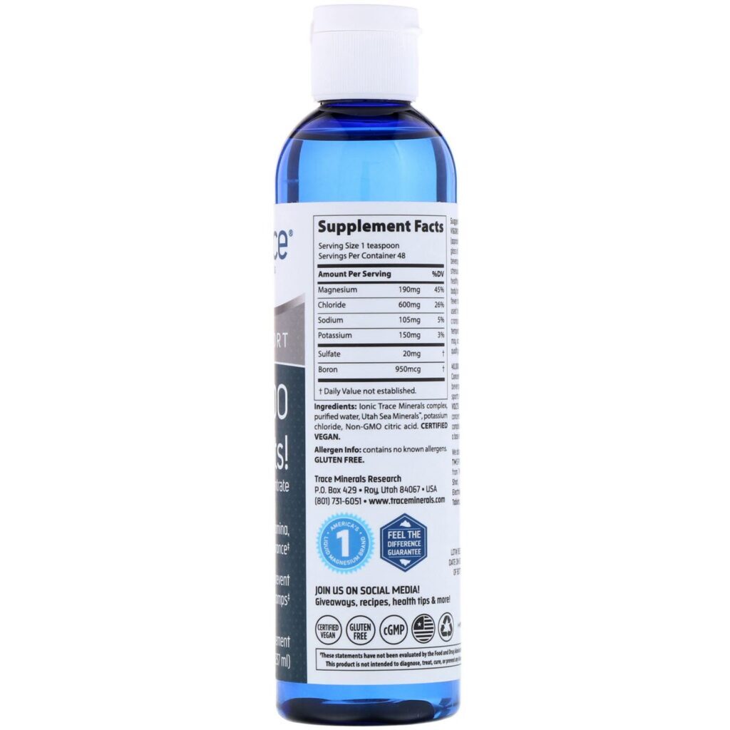 Trace Minerals Research, TM Sport, 40.000 Volts!, Electrolyte Concentrate, 237 ml (8 fl oz) - Imagem 2