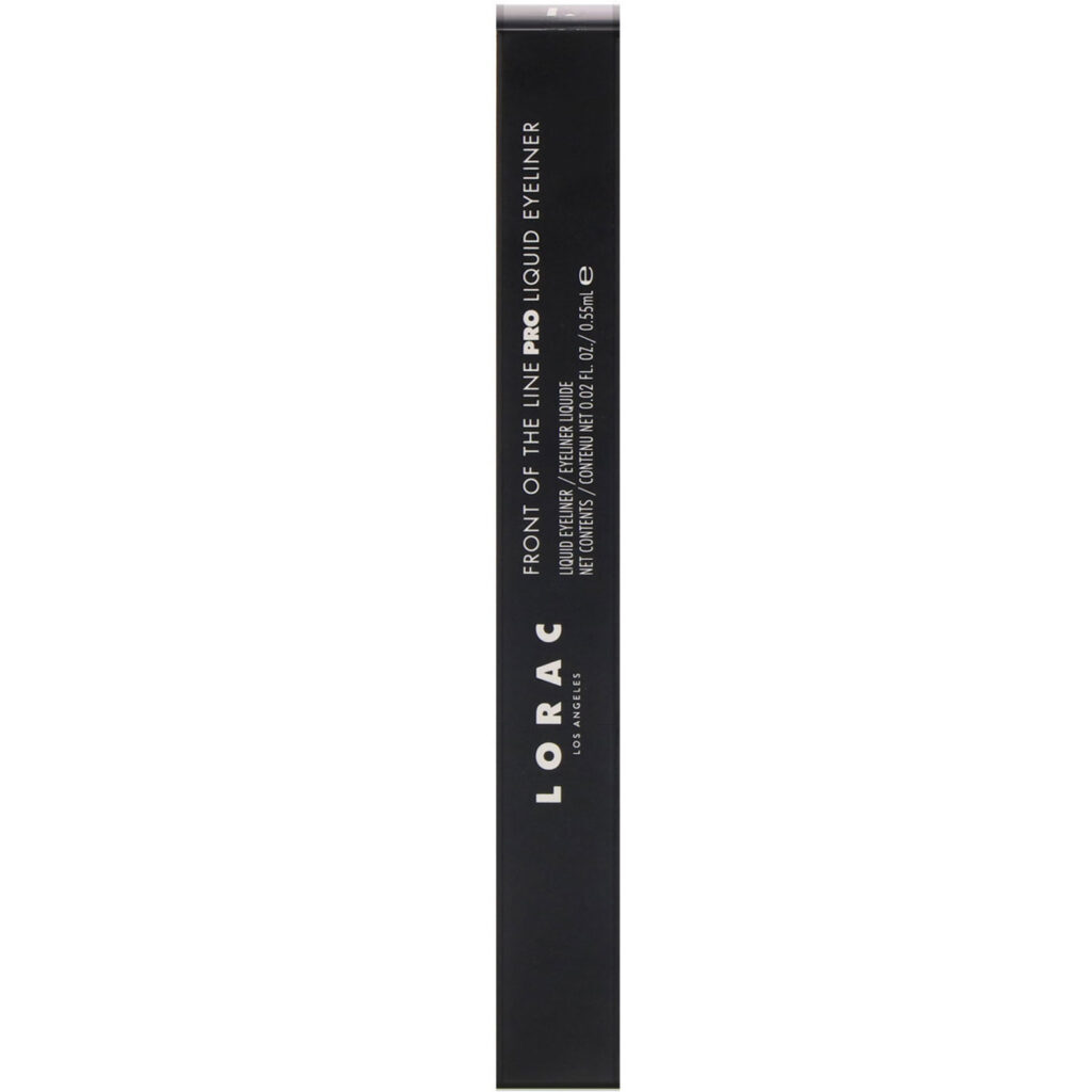 Lorac, Front of the Line, delineador líquido Pro, Black, 0,55 ml - Imagem 2