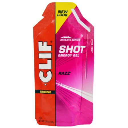 Clif Bar, Dose de Gel Energizante, Razz, 24 Pacotes, 1.2 oz (34 g) Cada - Image 3