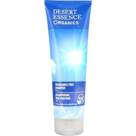 Desert Essence, Organics Shampoo, Fragrance Free, 8 fl oz (237 ml)