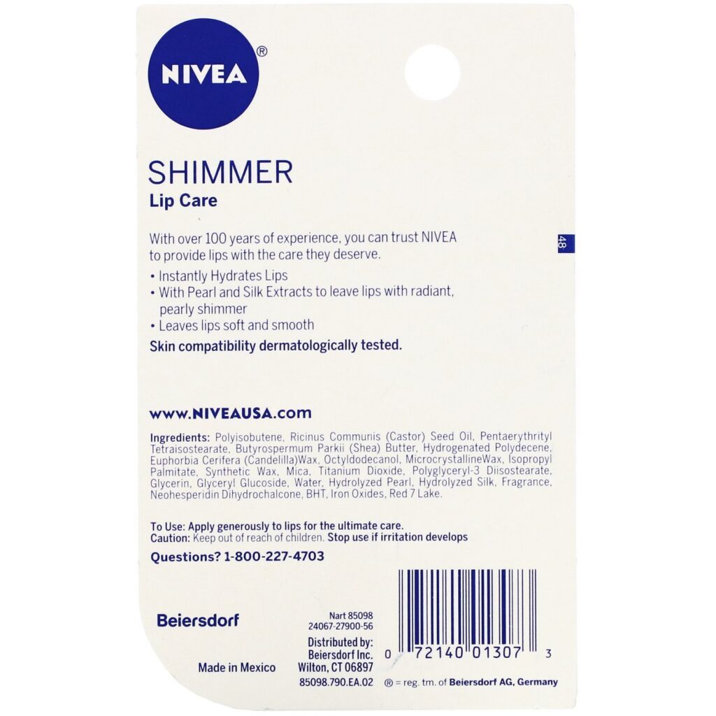 Nivea, Radiant Lip Care, Shimmer, 0.17 oz (4.8 g) - Imagem 3