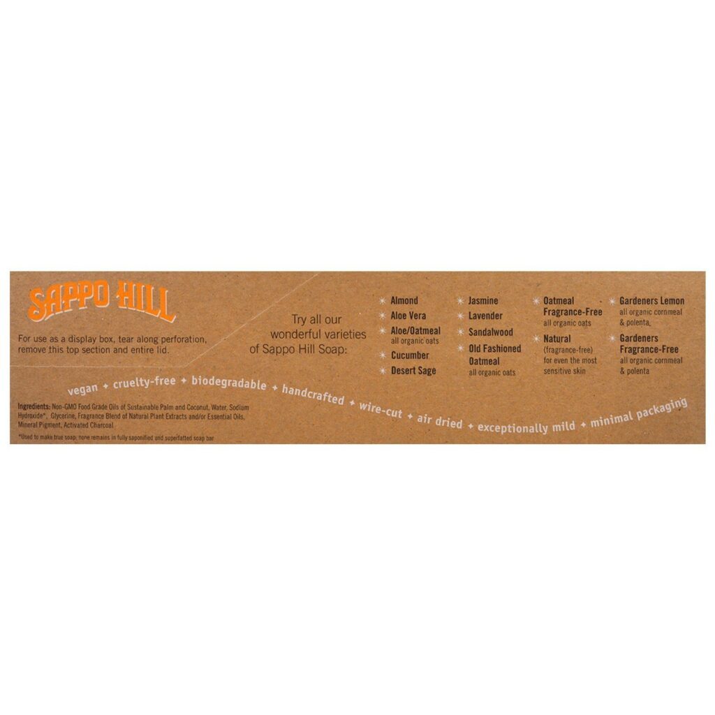 Sappo Hill, Sabonete Cremoso de Glicerina, Pinho Selvagem da Floresta, 12 Barras, 3,5 oz (100 g) - Imagem 3