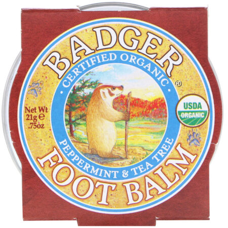 Badger Company, Óleo Para os Pés, Menta & Árvore De Chá, .75 oz (21 g) - Image 2