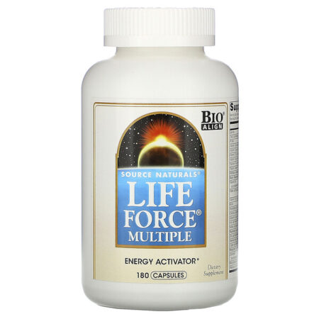 Source Naturals, Força da Vida Múltiplo, 180 Cápsulas