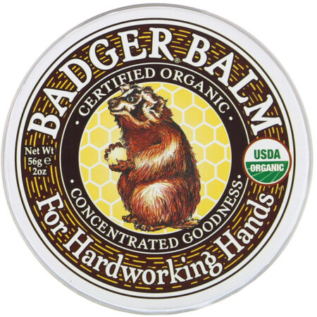 Badger Company, Pomada Badger para Mãos que Trabalham Duro, 56 g (2 oz)