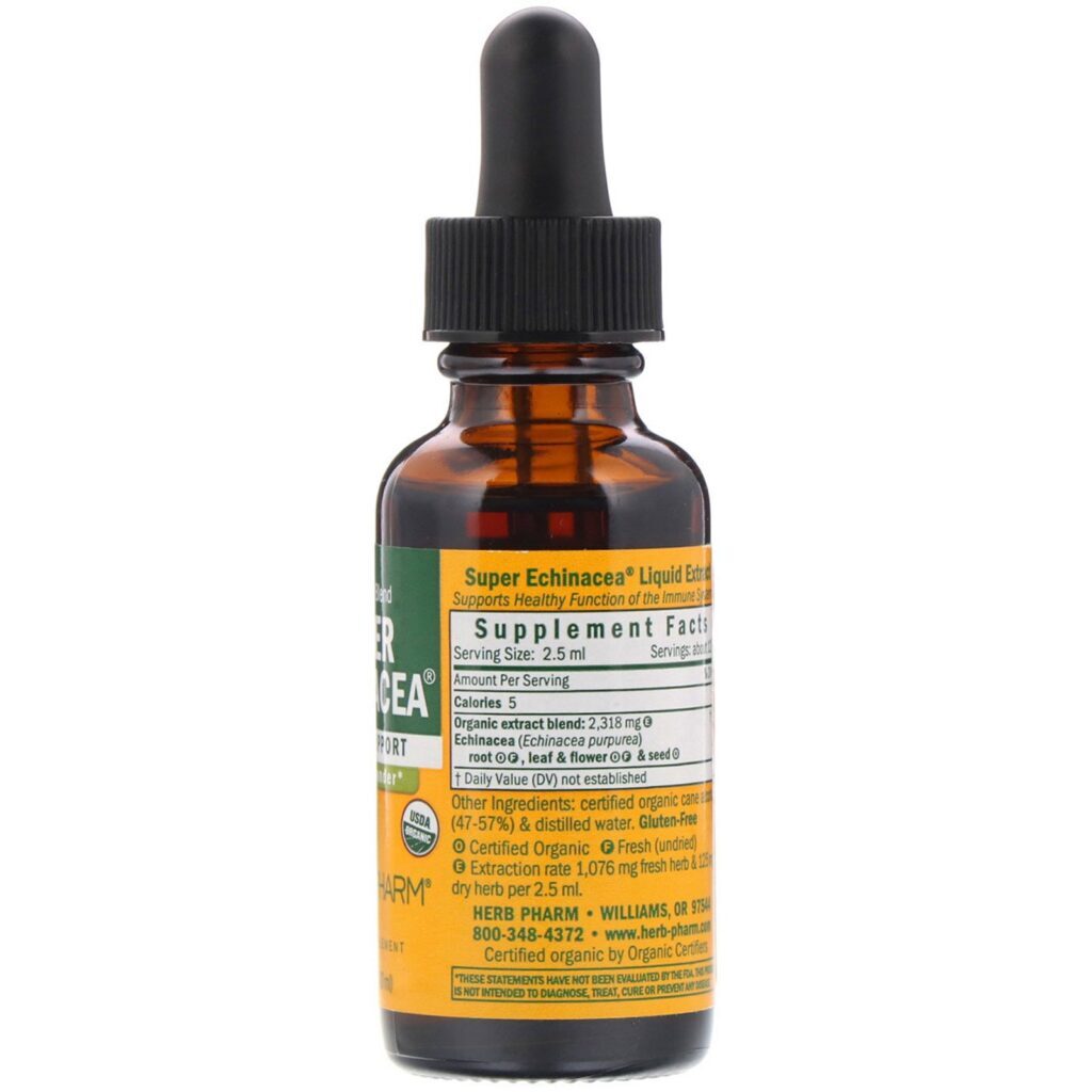 Herb Pharm, Super Equinácea, 30 ml (1 fl oz) - Imagem 2