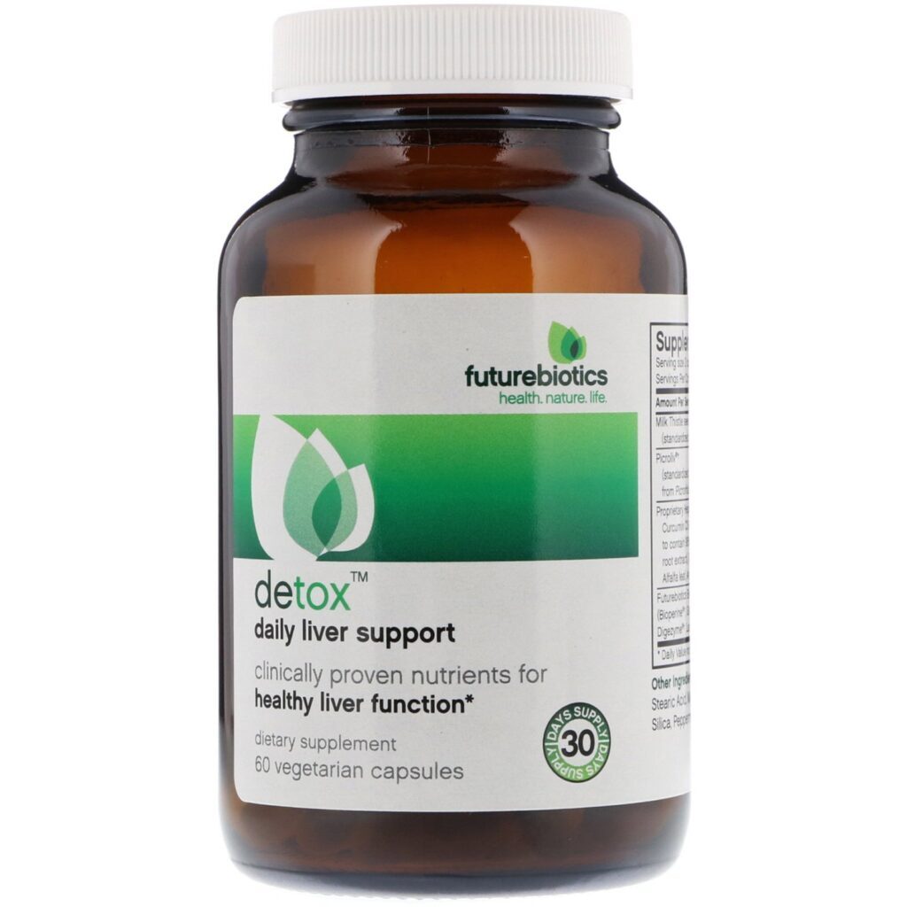 FutureBiotics, Detox, Apoio Diário ao Fígado , 60 Cápsulas Vegetais - Imagem 3