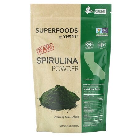 MRM, Espirulina PURA em pó, 240 g (8,5 oz)