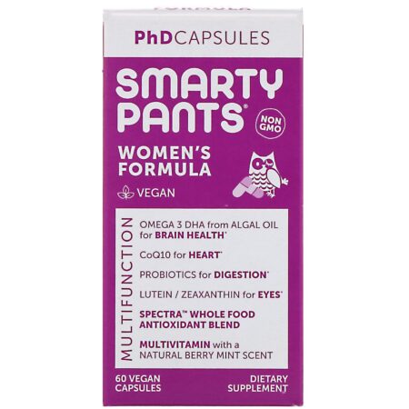 SmartyPants, PhD Capsules, Fórmula para Mulheres, 60 Cápsulas Veganas - Image 2