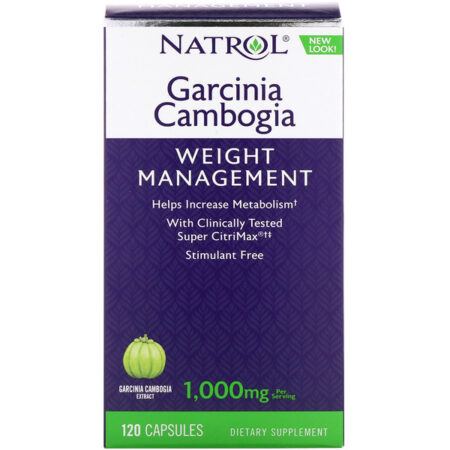 Natrol, Garcinia Cambogia, 1.000 mg, 120 Cápsulas