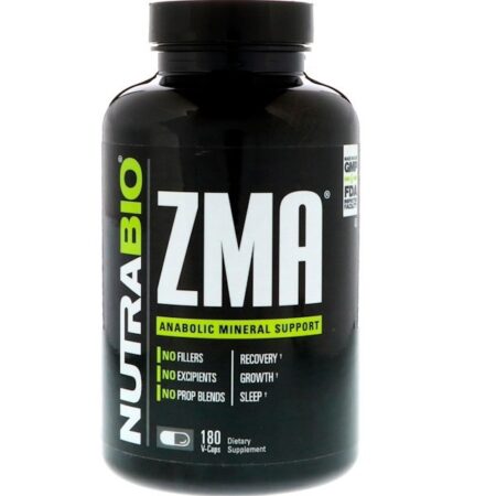 NutraBio Labs, ZMA, 180 Cápsulas Vegetais