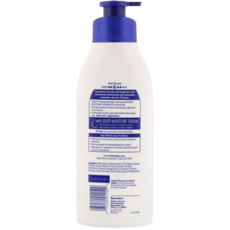 Nivea, Hidratação prolongada, loção corporal, pele seca e muito seca, 16,9 fl. oz. (500 mL) - Image 2