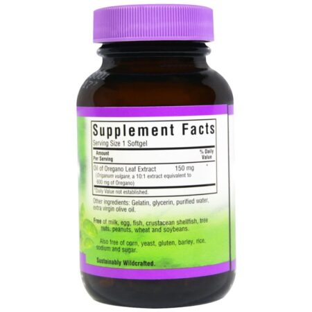 Bluebonnet Nutrition, Óleo de Extrato de Folha de Orégano, 60 Softgels - Imagem 2