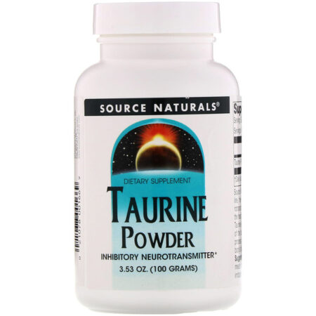 Source Naturals, Taurina em Pó, 3,53 oz (100 g)